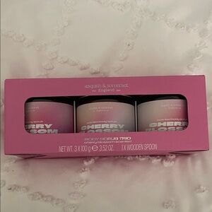 Asquith & Somerset Cherry Blossom Body Scrub Trio